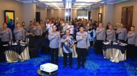 Fose bersama di sela-sela kegiatan Rakor Satker Mabes Polri T.A. 2024, di Hotel Sotis Kemang, Jakarta Selatan, pada Kamis (29/2/2024).