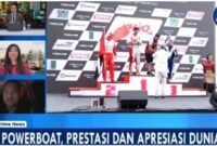 Menpora, Dito Ariotedjo saat menjadi narasumber Prime Time News Metro TV dalam tema F1 Powerboat, Pretasi dan Apresiasi Dunia secara virtual, pada Kamis malam (29/2/2024).