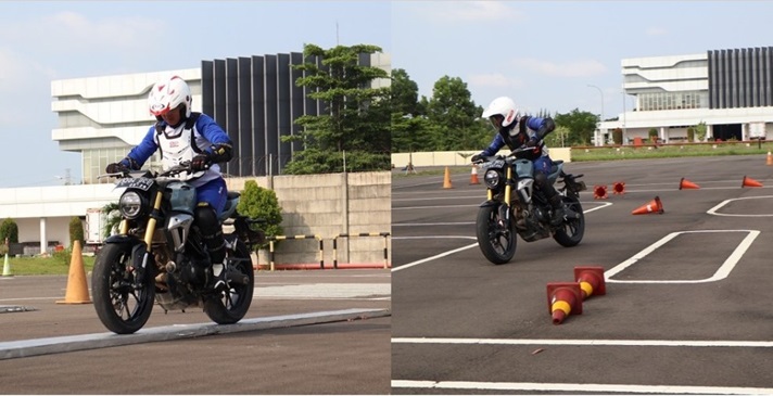 Ini instruktur safety riding Honda yang siap unjuk gigi di kompetisi Internasional.