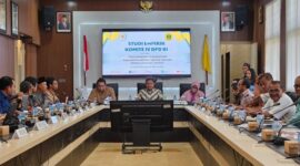 Suasana studi empirik Komite IV DPD RI dalam rangka penyusunan naskah akademik RUU tentang Pengelolaan Aset Daerah di Unram, Jumat (16/2/2024).