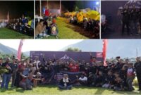 Suasana Honda Bikers Camp 2024 Komunitas HALO di Cahaya Camp Sembalun, yang digelar pada Sabtu-Minggu (2-3/3/2024).