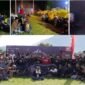 Suasana Honda Bikers Camp 2024 Komunitas HALO di Cahaya Camp Sembalun, yang digelar pada Sabtu-Minggu (2-3/3/2024).