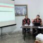 Suasana konferensi pers terkait temuan penggelembungan suara yang disampaikan oleh MPW PP Jatim, di Kantor MPW PP Jatim, Sabtu (17/2/2024).