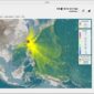 Simulasi Gempa Bumi Mw7,3 yang terjadi di Taiwan bagian timur pada Rabu (3/4/2024) sekitar pukul 06:58:09 WIB.