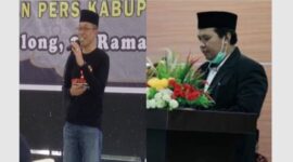 Pj Bupati Lotim, HM Juaini Taofik (kiri) dan Ketua Komisi II DPRD Lotim, Waes Al-Qarni, SE (kanan).