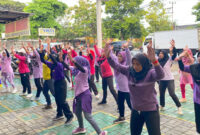 Astra Motor Ampenan saat menggelar kegiatan Zumba setiap hari Jumat pukul 16.00 Wita.