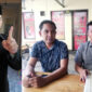 Kanit Harda Satreskrim Polresta Mataram, IPTU Kadek Angga Numbara (foto kanan), dan Kuasa hukum Haji AHY, H Moh Tohri Azhari, SH (foto kiri).