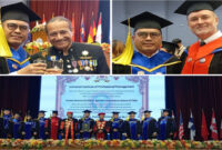 Sekretaris DPD PJS Daerah Khusus Jakarta, Muhamad Ied saat menerima secara resmi anugerah gelar Doktor Honoris Causa (HC) dalam Bidang Social Innovation and Robotic Science Advancement oleh Universitas Internasional PBB Malaysia (UIPM) dalam acara wisuda yang berlangsung di Chulabhorn Research Institute, Bangkok, Thailand, pada Sabtu (24/8/2024).