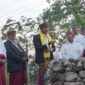 Suasana upacara Adat Penti yang dilakukan oleh masyarakat adat Gedang Mesir, Desa Lungar, Kabupaten Manggarai, Provinsi Nusa Tenggara Timur (NTT).