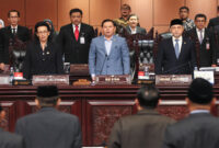 Suasana Sidang Paripurna ke-7 DPD RI, di Gedung Nusantara V, Kompleks Parlemen Senayan, Jakarta, Senin (28/10/2024).