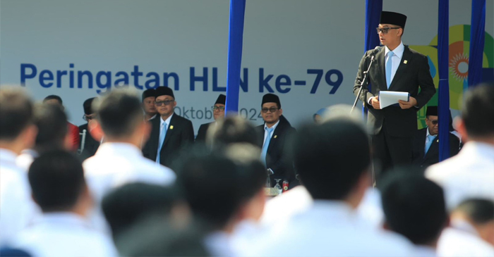 Suasana peringatan Hari Listrik Nasional (HLN) ke-79 tahun 2024.