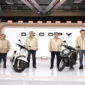 Managemen PT Astra Honda Motor (AHM) saat menghadirkan generasi terbaru dari salah satu skutik terlarisnya New Honda Scoopy.