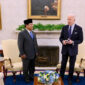 Presiden Indonesia, Prabowo Subianto saat melakukan pertemuan bilateral dengan Presiden Amerika Serikat (AS), Joe Biden, di Gedung Putih, Washington DC, Selasa (12/11/2024).