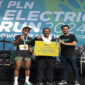 Ini pengemudi Ojol Prasejahtera yang memperoleh motor listrik di ajang PLN Electric Run 2024.