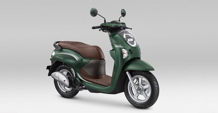 Honda Scoopy Terbaru dengan Fitur Side Stand Switch.