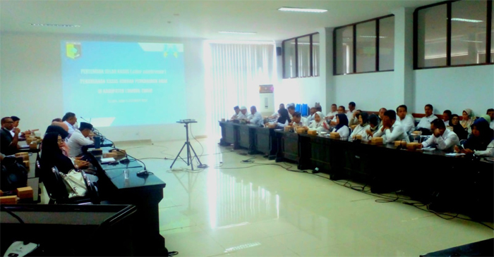 Suasana gelar kasus kekerasan terhadap perempuan (KTP), di Rupatama II Kantor Bupati Lotim, Rabu (11/12/2024).