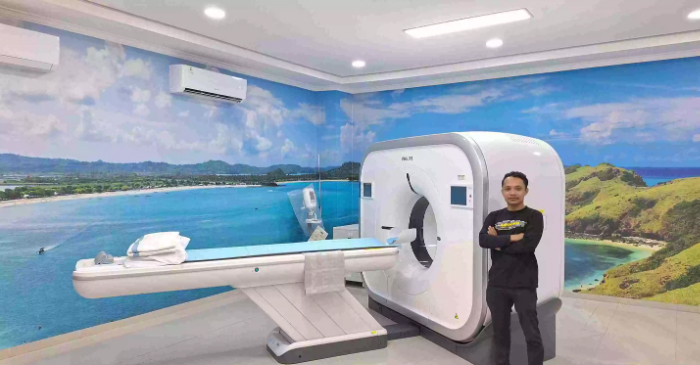 Kepala Instalasi Radiologi Rumah Sakit Mandalika, Andreas Budi Setiawan.