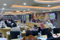 Suasana Raker antara Komite III DPD RI bersama Kemenag, di Gedung DPD RI, Komplek Parlemen Senayan, Jakarta, Senin (2/12/2024).