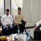Anggota DPD RI asal Provinsi NTB, Mirah Midadan Fahmid saat melakukan pertemuan dengan Wakil Kepala BP Haji RI, Dahnil Anzar Simanjuntak untuk membahas masalah kantor MUI NTB.