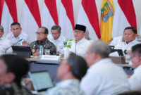 Suasana Rakor Terbatas Bidang Pangan, di Mahan Agung, di Kota Bandar Lampung, Sabtu (28/12/2024).