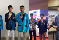 Lalu Abdurrahman Ridho, siswa kelas XII yang berhasil meraih juara 2 dalam Lomba Olimpiade Sains yang diselenggarakan oleh Islamic Youth Festival.