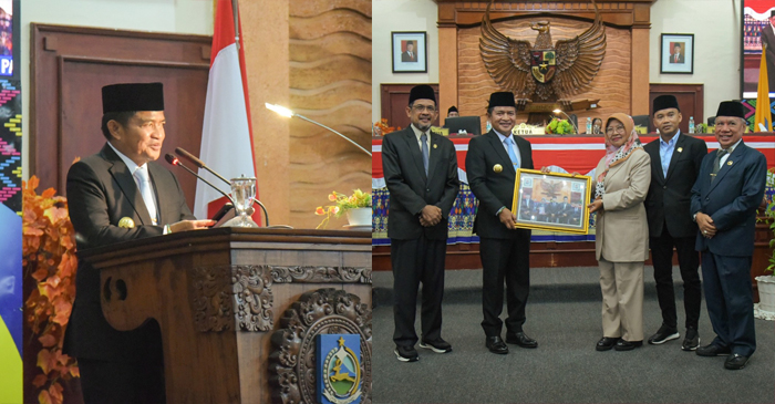 Suasana Rapat Paripurna DPRD Provinsi NTB, yang berlangsung di Gedung DPRD Provinsi NTB, Jalan Udayana Mataram, Selasa (4/2/2025).