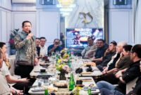 Bamsoet saat menghadiri buka puasa bersama Pengurus DPP PERIKHSA di Parle Senayan Jakarta, Rabu (19/3/2025).