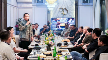 Bamsoet saat menghadiri buka puasa bersama Pengurus DPP PERIKHSA di Parle Senayan Jakarta, Rabu (19/3/2025).