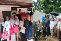 Anggota Komisi VIII DPR RI Dapil NTB II/Pulau Lombok, apt Hj Lale Syifaun Nufus, M.Farm saat turun langsung menyalurkan bantuan kepada korban bencana alam puting beliung di Kecamatan Praya Barat Daya, Lombok Tengah.