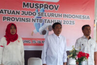 Bupati Lombok Tengah, HL Pathul Bahri terpilih secara aklamasi sebagai Ketua Umum Judo Provinsi NTB periode 2025-2029.