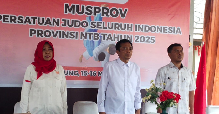 Bupati Lombok Tengah, HL Pathul Bahri terpilih secara aklamasi sebagai Ketua Umum Judo Provinsi NTB periode 2025-2029.