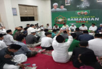 Suasana acara Nuzulul Quran, di Kantor PWNU NTB, pada Selasa malam (18/3/2025).