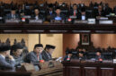 Suasana Sidang Paripurna DPD RI ke-11 Masa Sidang III Tahun 2024-2025, di Gedung Nusantara V, Kompleks Parlemen Senayan, Jakara, Jumat (14/3/2025).