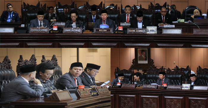 Suasana Sidang Paripurna DPD RI ke-11 Masa Sidang III Tahun 2024-2025, di Gedung Nusantara V, Kompleks Parlemen Senayan, Jakara, Jumat (14/3/2025).