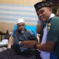 Dandim 1620/Loteng, Letkol Arm Karimmuddin Rangkuti saat melakukan kunjungan silaturahmi di kediaman sesepuh NU, di Ponpes Qamarul Huda Bagu, Kecamatan Pringgarata, Loteng, Senin (14/4/2025).