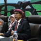 Anggota Komisi III DPR RI, Hinca Panjaitan (dua dari kanan) dalam forum diskusi yang digagas KWP dengan Biro Pemberitaan DPR RI bertajuk 'Evaluasi Kebijakan Mudik 2025: Efektivitas, Tantangan, dan Rekomendasi untuk 2026', di Kompleks Parlemen Senayan, Jakarta, Kamis (17/4/2025).