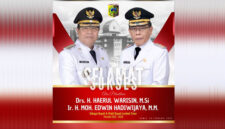 Bupati dan Wabup Lotim, H Haerul Warisin-H Edwin Hadiwijaya.