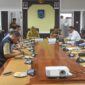 Wagub NTB, Hj Indah Dhamayanti Putri saat menerima pengurus KORMI guna membahas persiapan Fornas VIII.