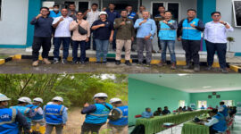 Ditjen EBTKE Kementerian ESDM bersama PLN saat melakukan investigasi lapangan dan rapat pembahasan hasil investigasi manifestasi lubang lumpur di WKP Mataloko, Kabupaten Ngada, NTT.