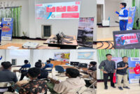 Suasana edukasi bertajuk Safety Riding for Private Company, yang digelar khusus untuk seluruh karyawan OTO Summit Finance Lombok Timur, yang berlangsung di kantor OTO Summit Finance Lombok Timur, Selasa (22/4/2025).