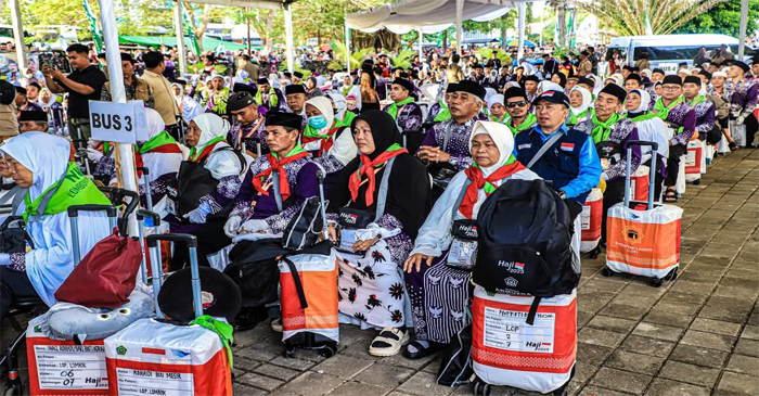 Ini Calon Jemaah Haji (CJH) asal Kabupaten Lombok Tengah.