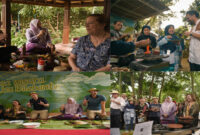 Delegasi IGS 2025 saat mengunjungi Desa Wisata Hijau Bilebante, Kecamatan Pringgarata, Jumat (9/5/2025).