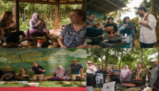 Delegasi IGS 2025 saat mengunjungi Desa Wisata Hijau Bilebante, Kecamatan Pringgarata, Jumat (9/5/2025).