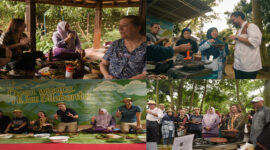 Delegasi IGS 2025 saat mengunjungi Desa Wisata Hijau Bilebante, Kecamatan Pringgarata, Jumat (9/5/2025).