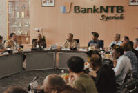 Gubernur NTB, Lalu Muhamad Iqbal saat sharing session atau pemaparan yang berlangsung di Bank NTB Syariah Mataram, Jumat (9/5/2025) dalam rangkaian IGS 2025.