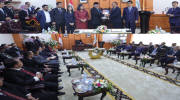 Suasana DPD RI saat menerima LHP LKPP dan IHPS II tahun 2024 dari BPK RI.