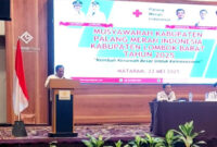 Suasana Muskab PMI Kabupaten Lombok Barat tahun 2025.