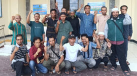 Perwakilan masyarakat Sembalun saat pose bersama.