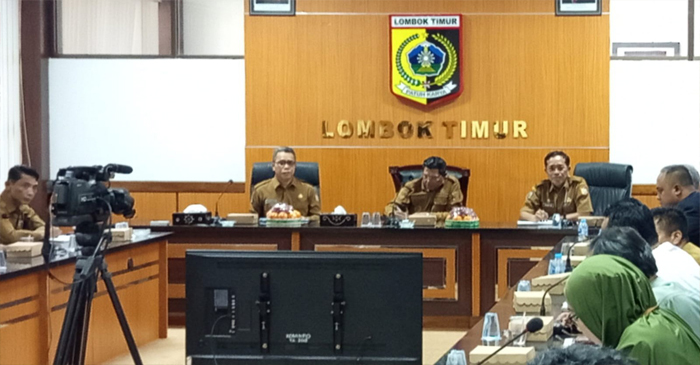 Suasana Rakor bahas terkait dukungan bahan baku Porang, Senin (26/5/2025).