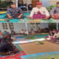 Suasana prosesi Sorong Serah Aji Krame.